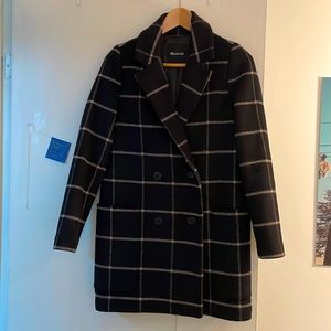 Madewell plaid coat